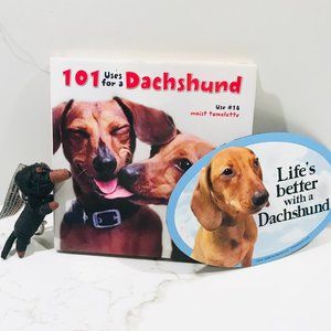 Dachshund Bundle - Book, keychain & Bumper Magnet
